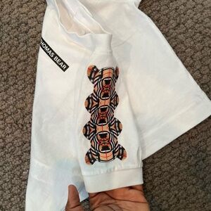 Burberry Kids slogan-print short-sleeve T-shirt